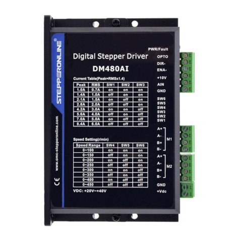 StepperOnline DM480AI User manual