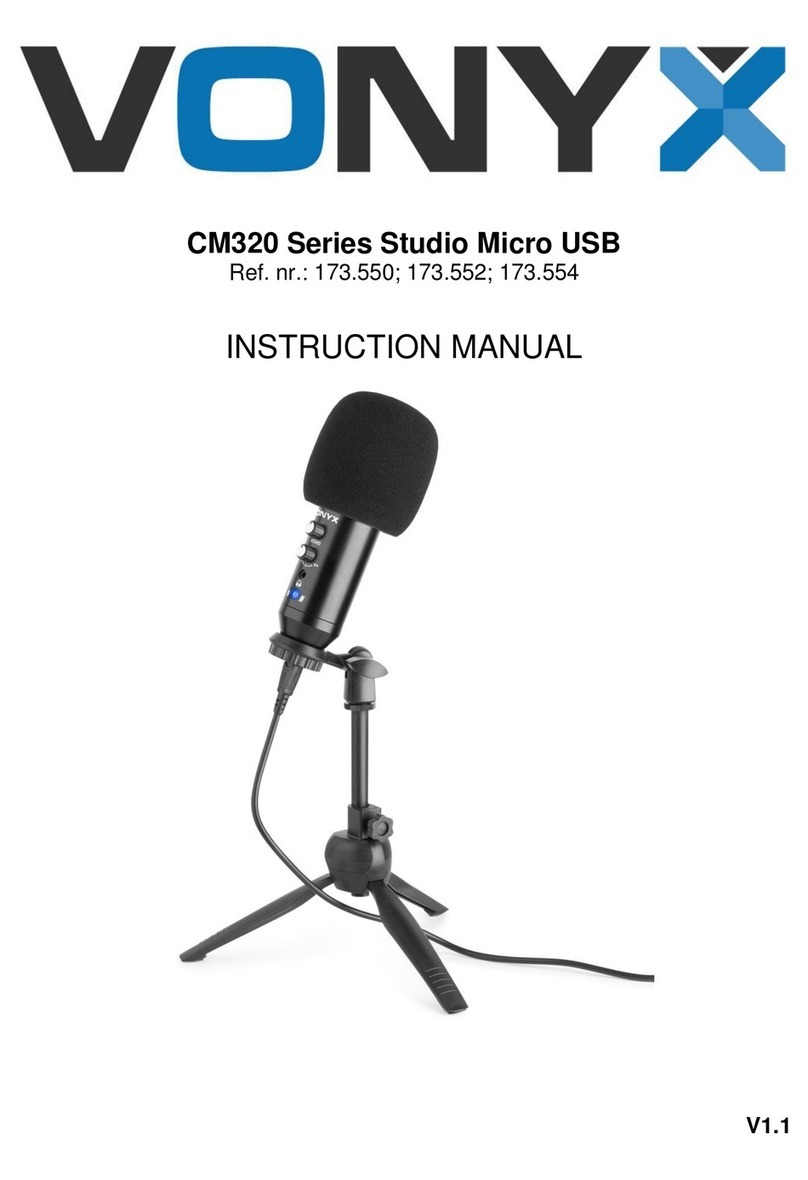 Vonyx 173.550 User manual