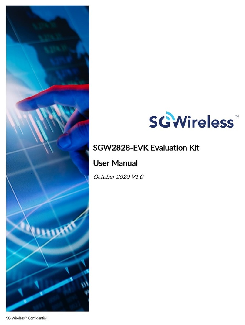 SG Wireless SGW2828-EVK user manual