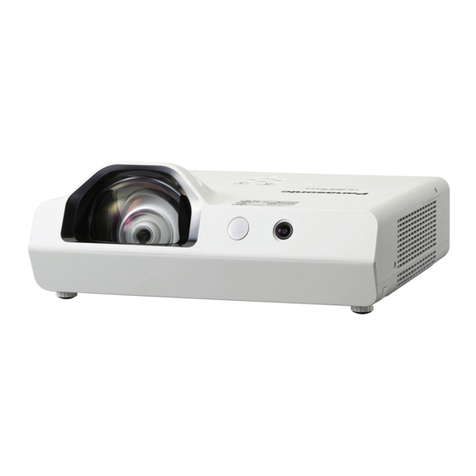 Panasonic PT-TX440 User manual