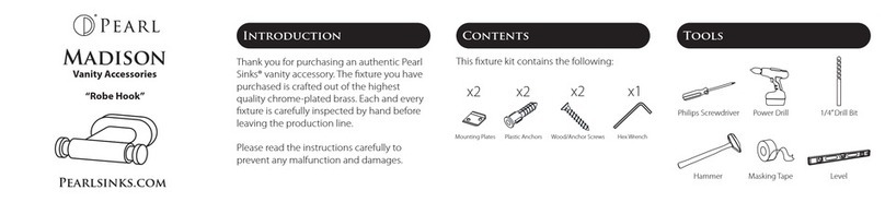 Pearl MADISON Robe Hook introduction