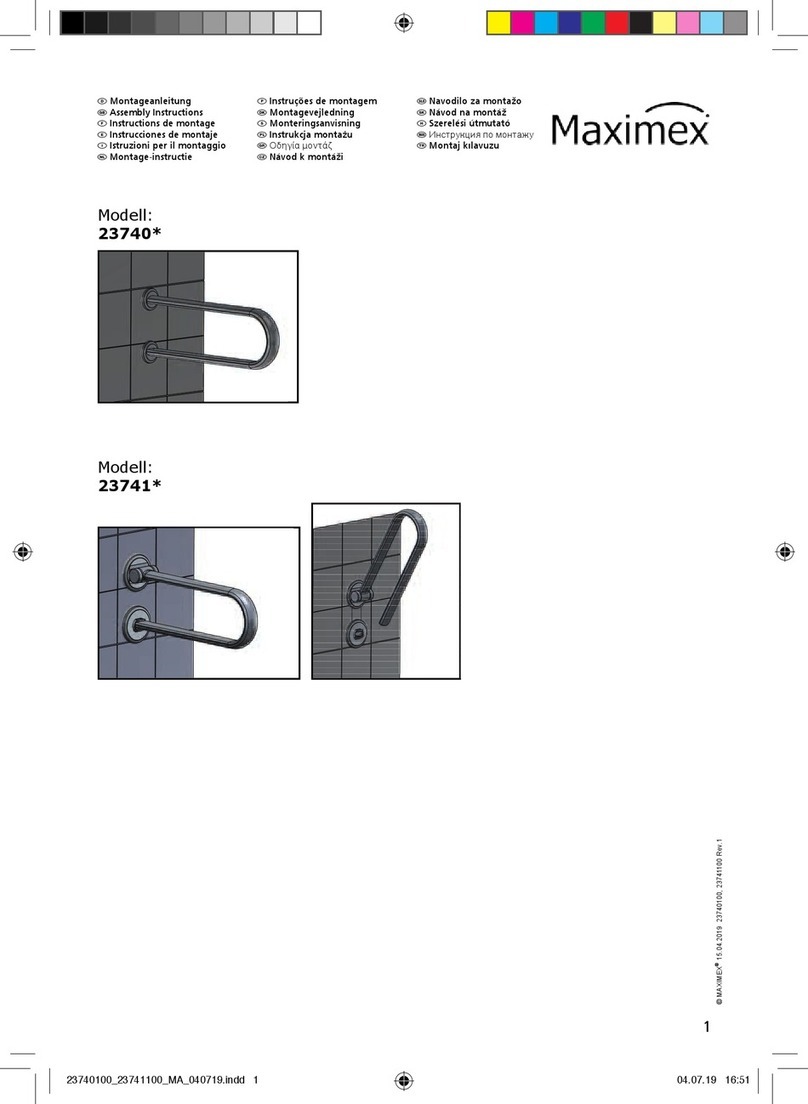 Maximex Secura Premium 23740 Assembly instructions