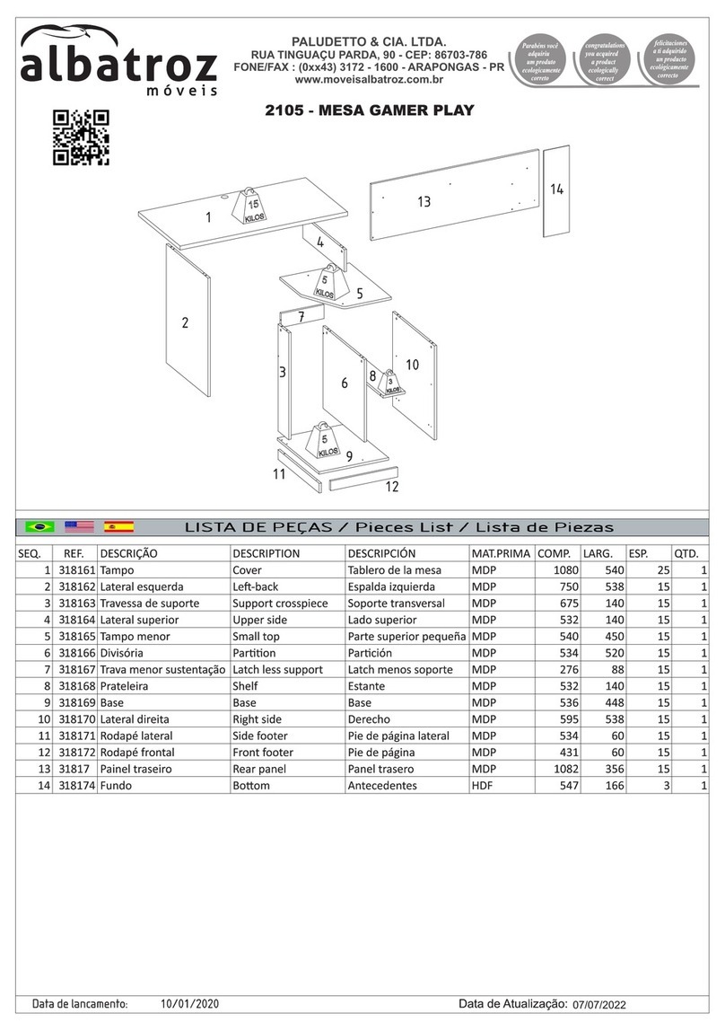 Albatroz moveis 2105 Assembly