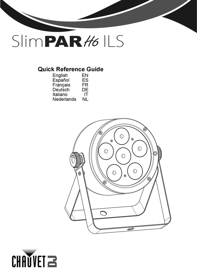 Chauvet DJ SlimPAR H6 ILS Quick reference guide