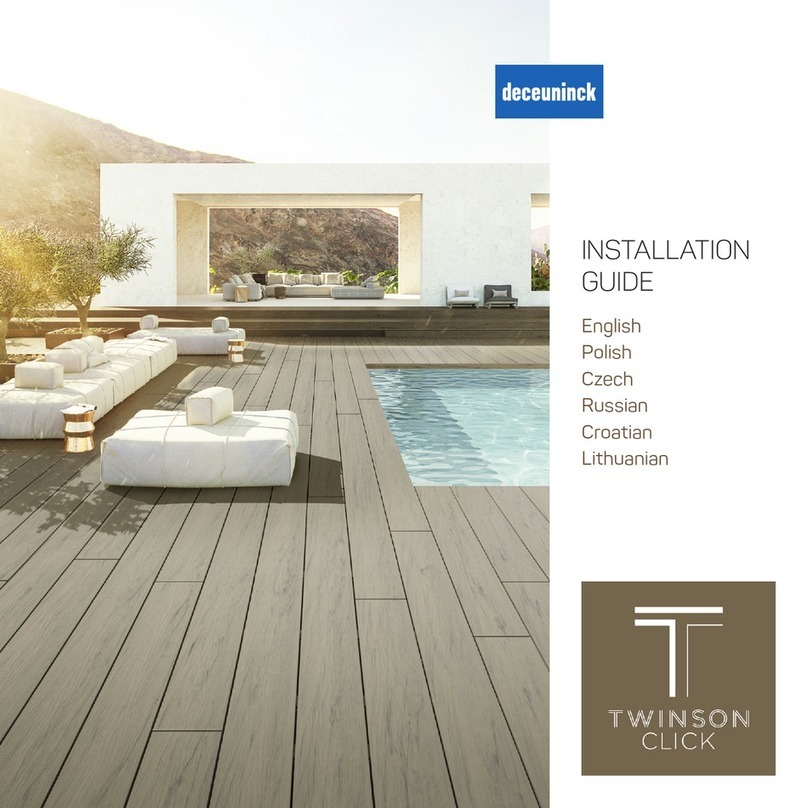 deceuninck TWINSON CLICK installation guide