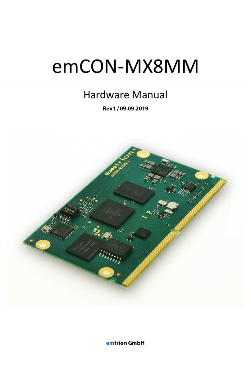 EMTRION emCON-MX8MM Hardware manual