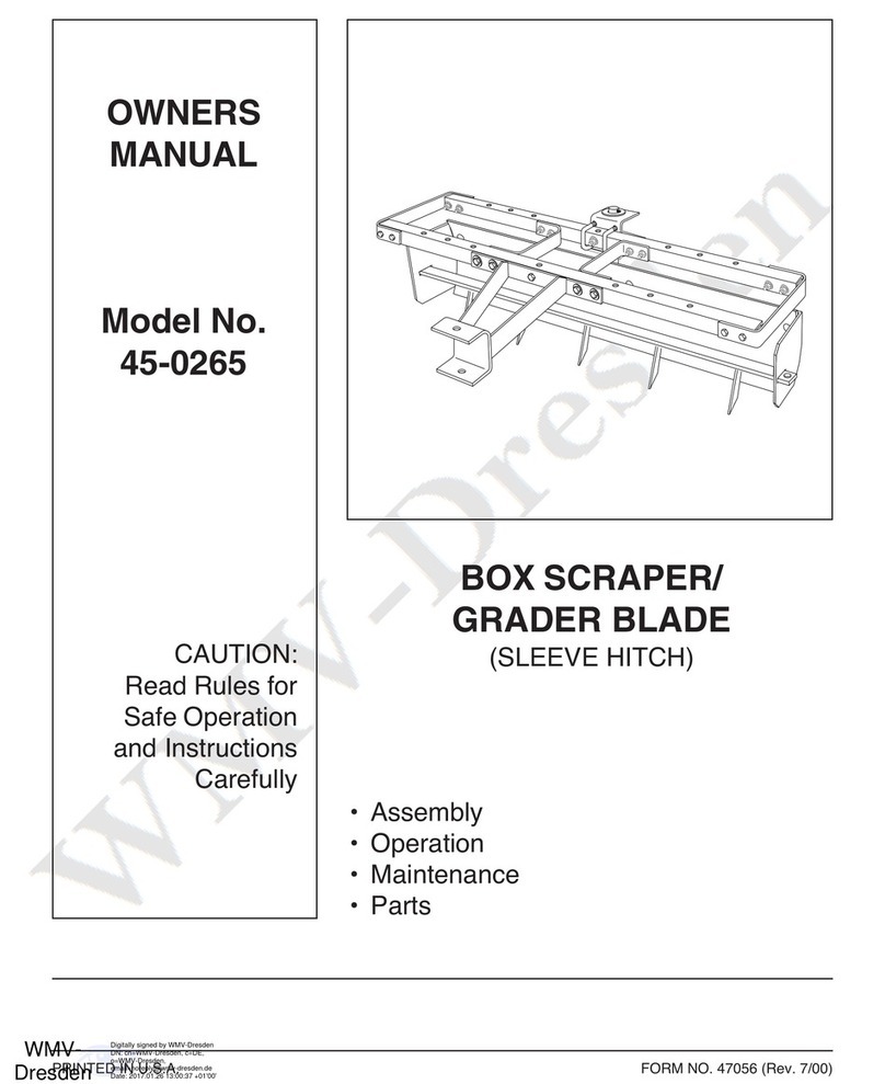 WMV-DRESDEN 45-0265 owner's manual