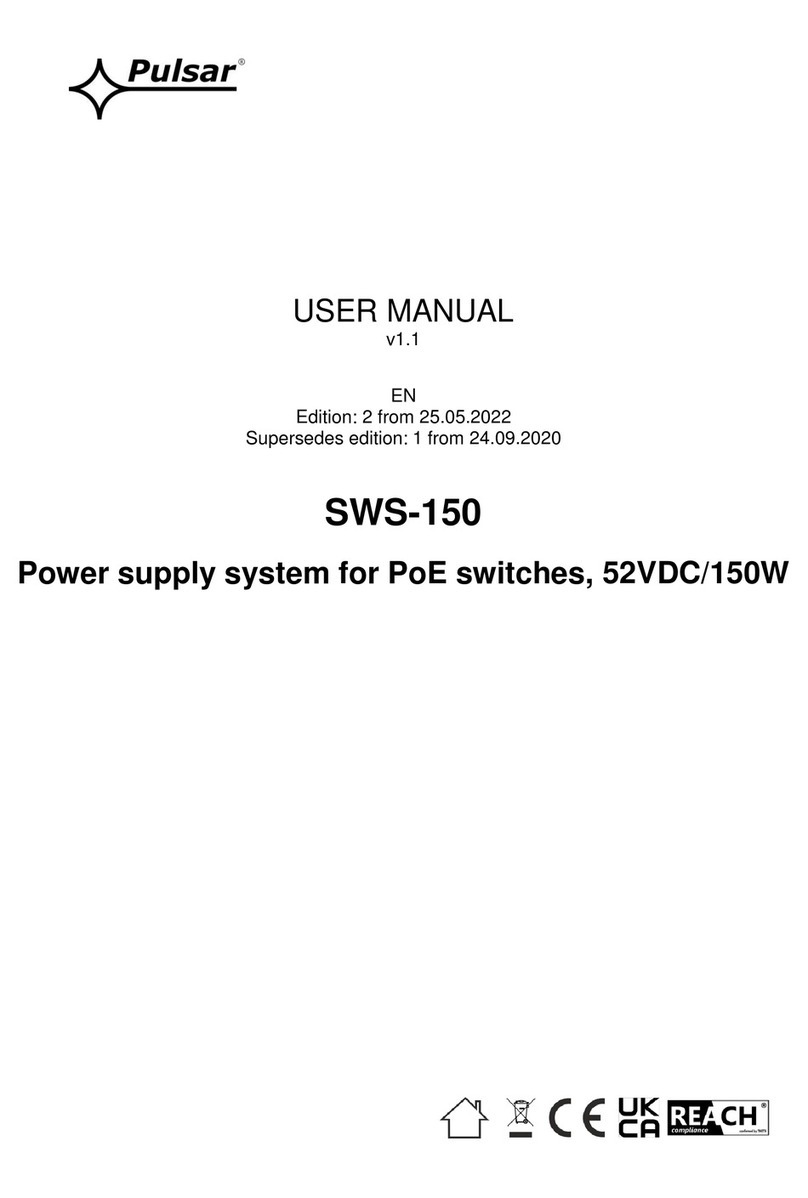 Pulsar SWS-150 User manual