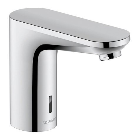 DURAVIT Sensor 1 SE1090007 Instructions for mounting and use