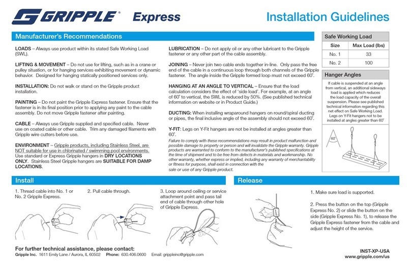 GRIPPLE Express Installation guidelines