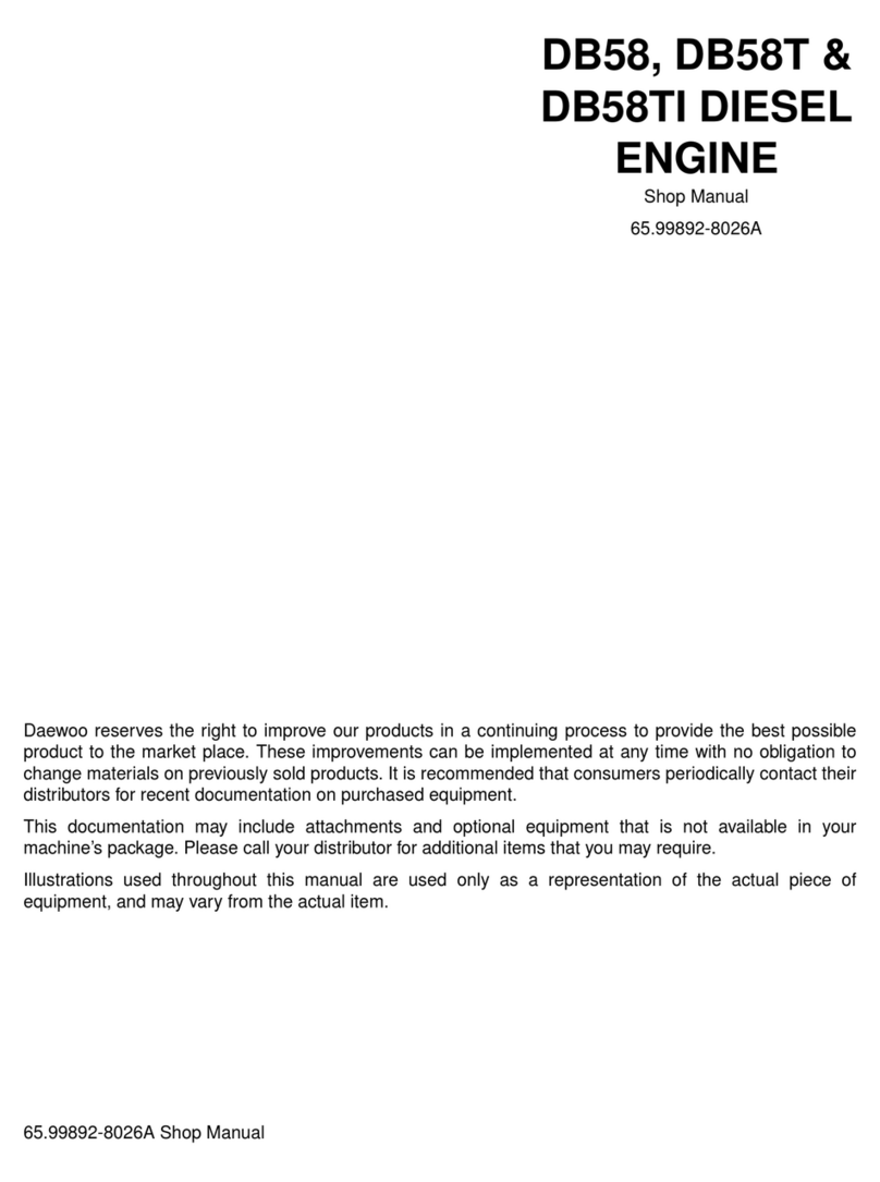 Daewoo DB58 Shop Manual