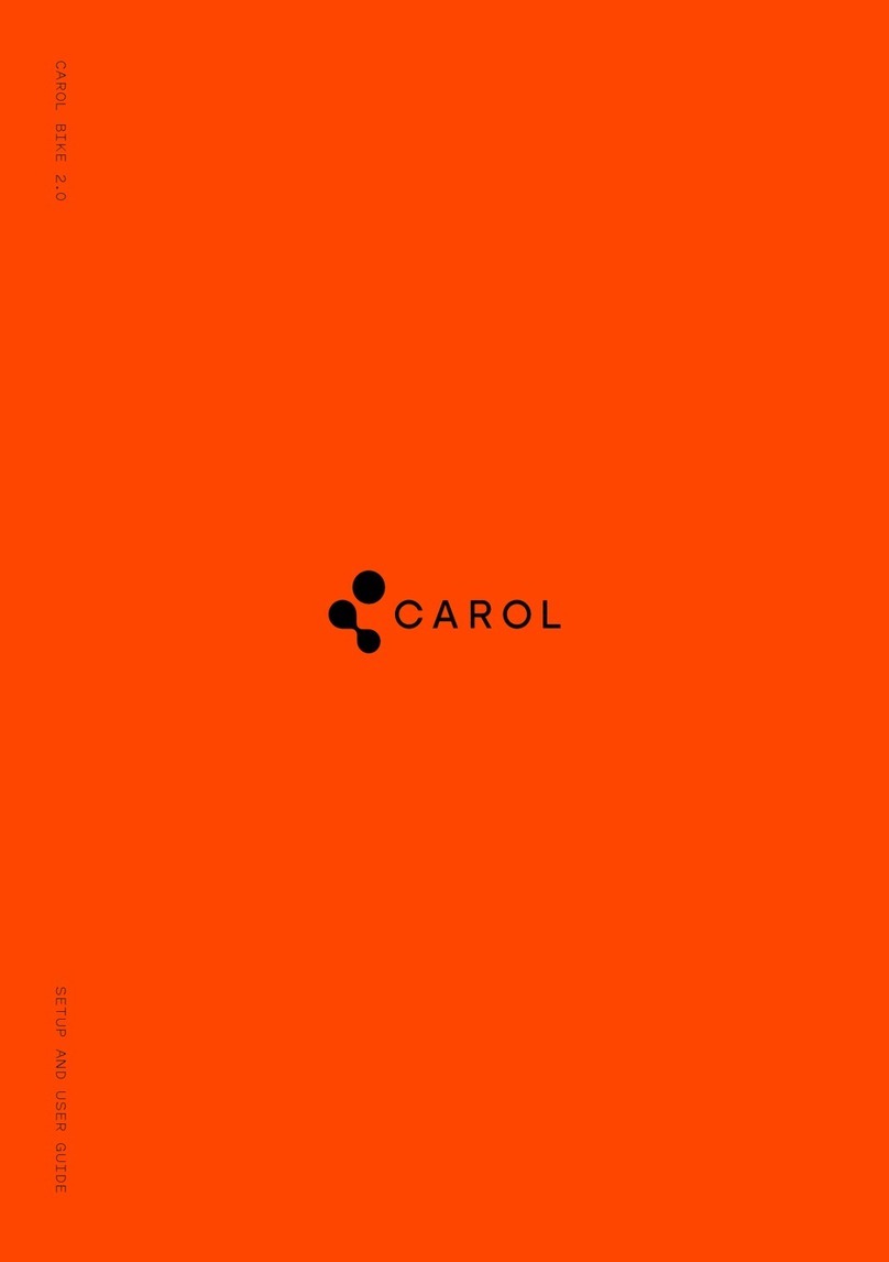 CAROL BIKE 2.0 Setup and user guide