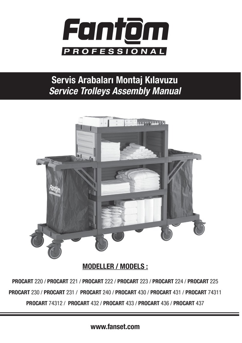 Fantom Professional PROCART 220 Assembly manual