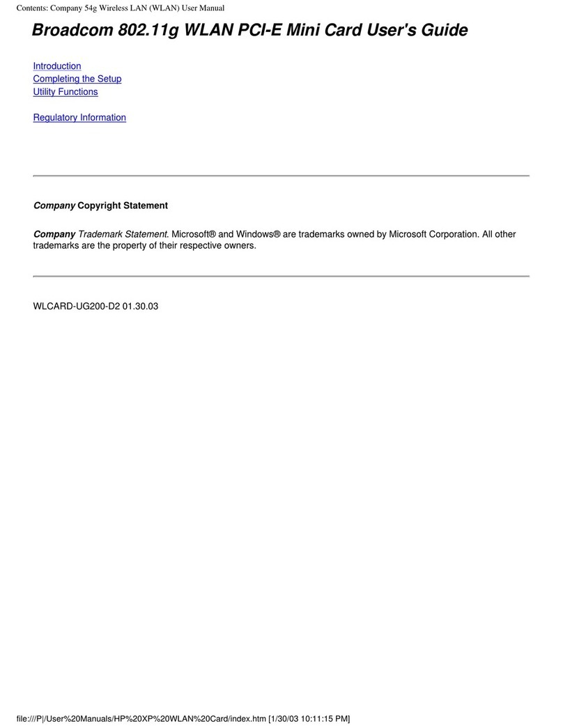 Broadcom BRCM1020 user guide