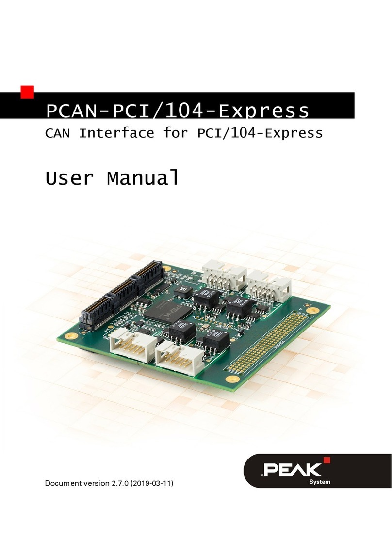 Peak PCAN-PCI/104-Express User manual Peak PCAN-PCI/104-Express User manual