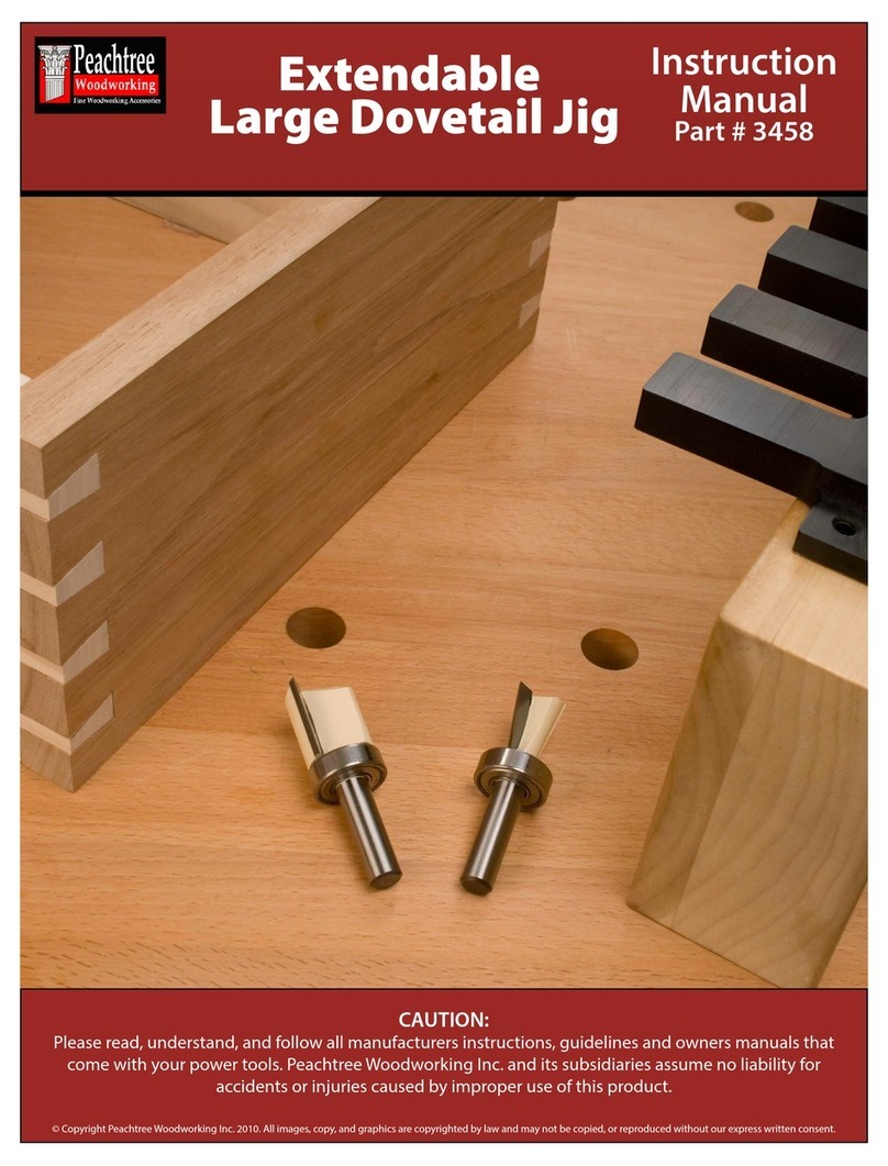 Peachtree Woodworking Supply 3458 User manual