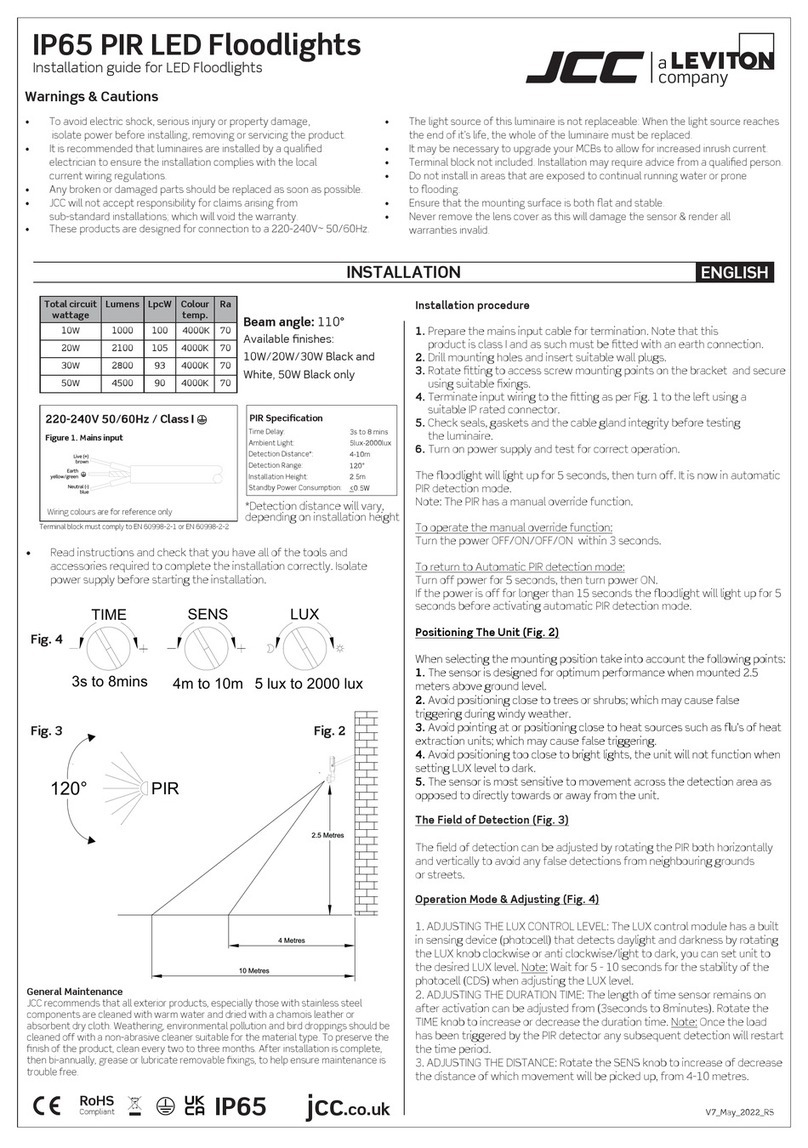 Leviton JCC JC090001 User manual