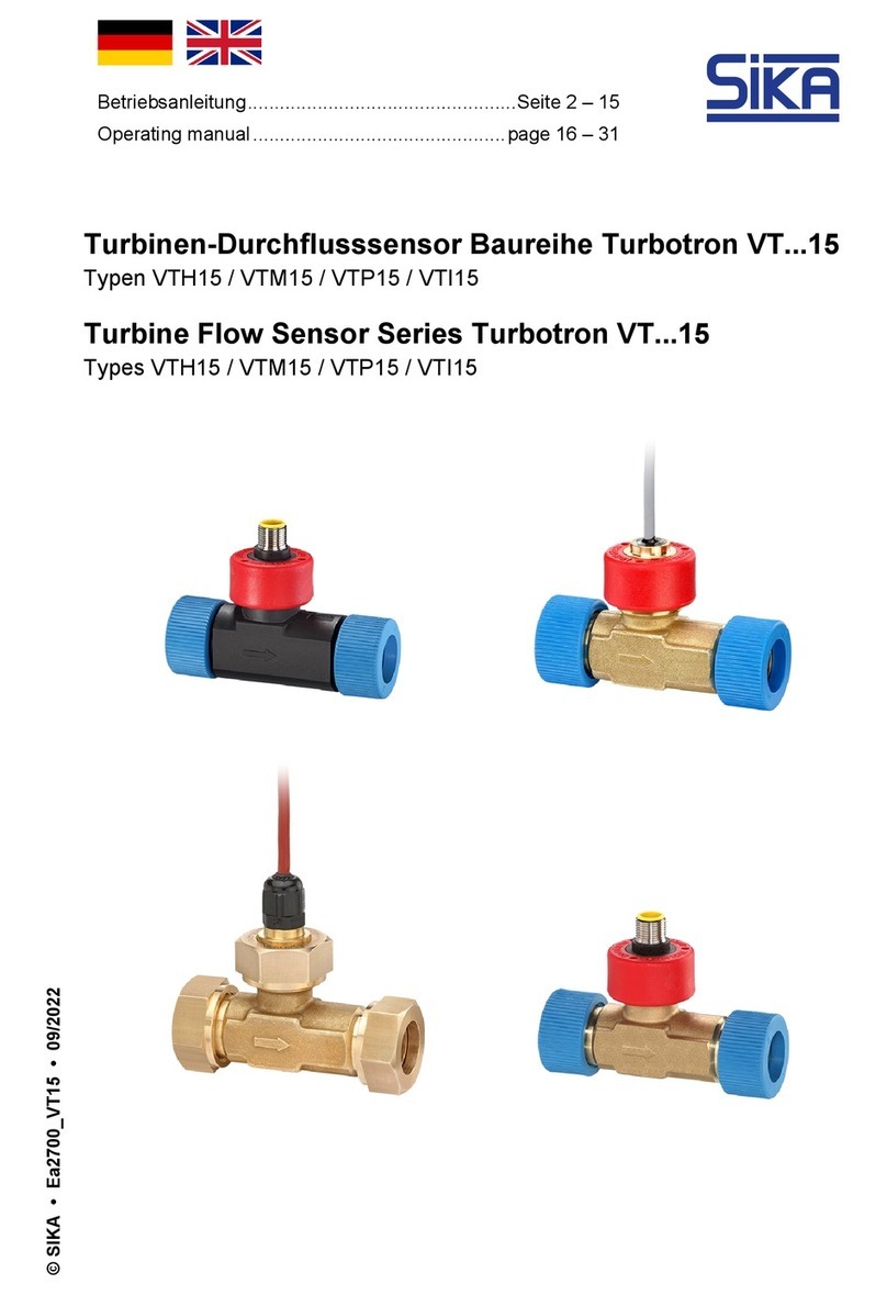 SIKA VT 15 Series User manual
