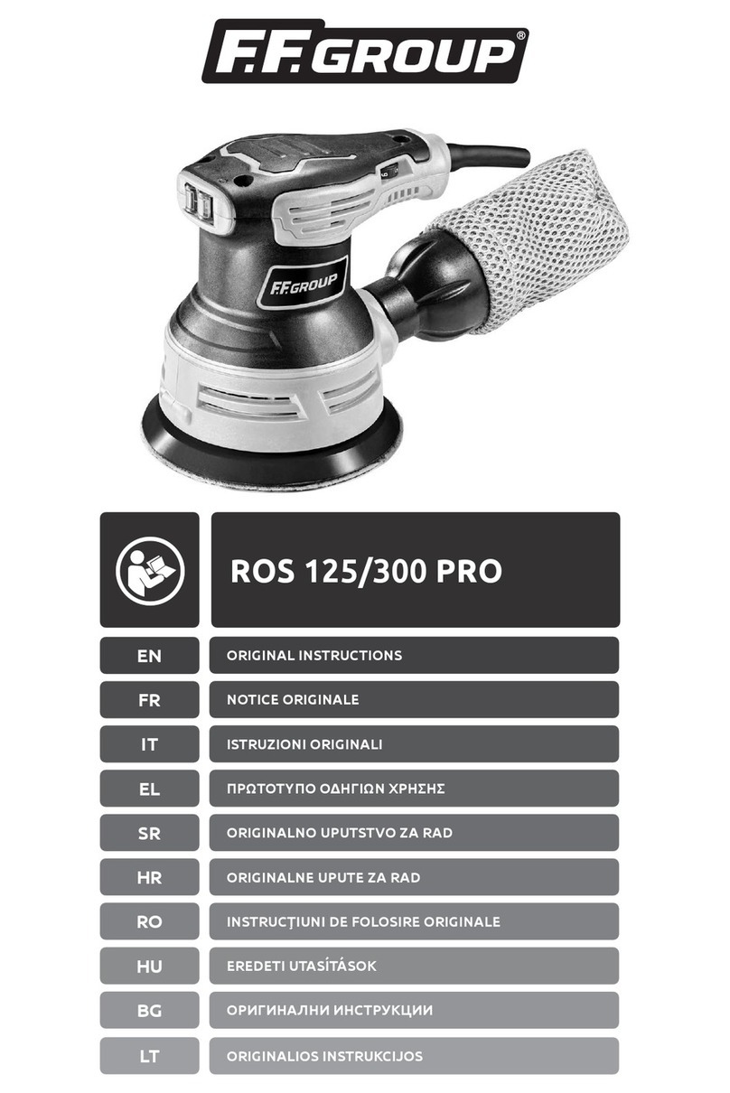 F.F. Group ROS 125/300 PRO User manual