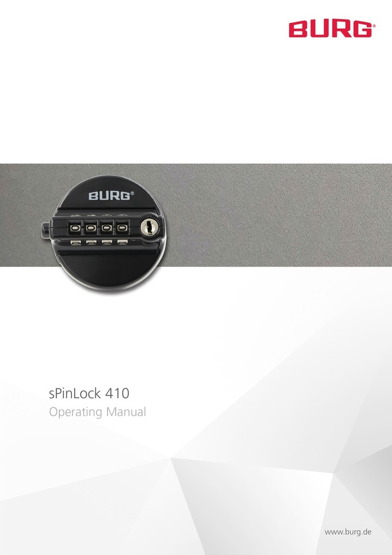 Burg sPinLock 410 operating manual
