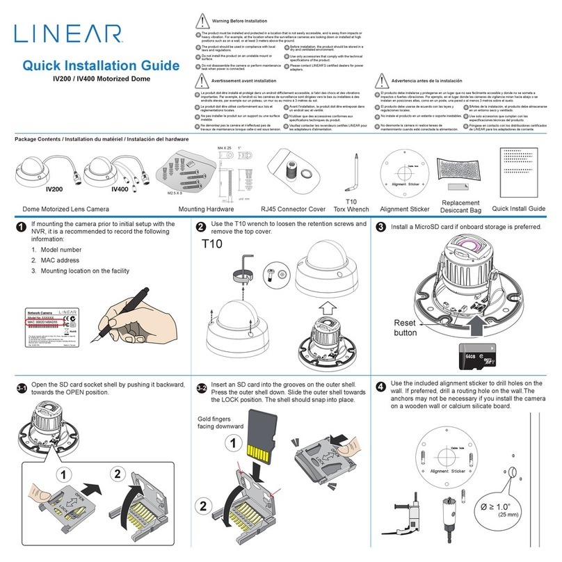 Nortek Control LINEAR IV200 User manual
