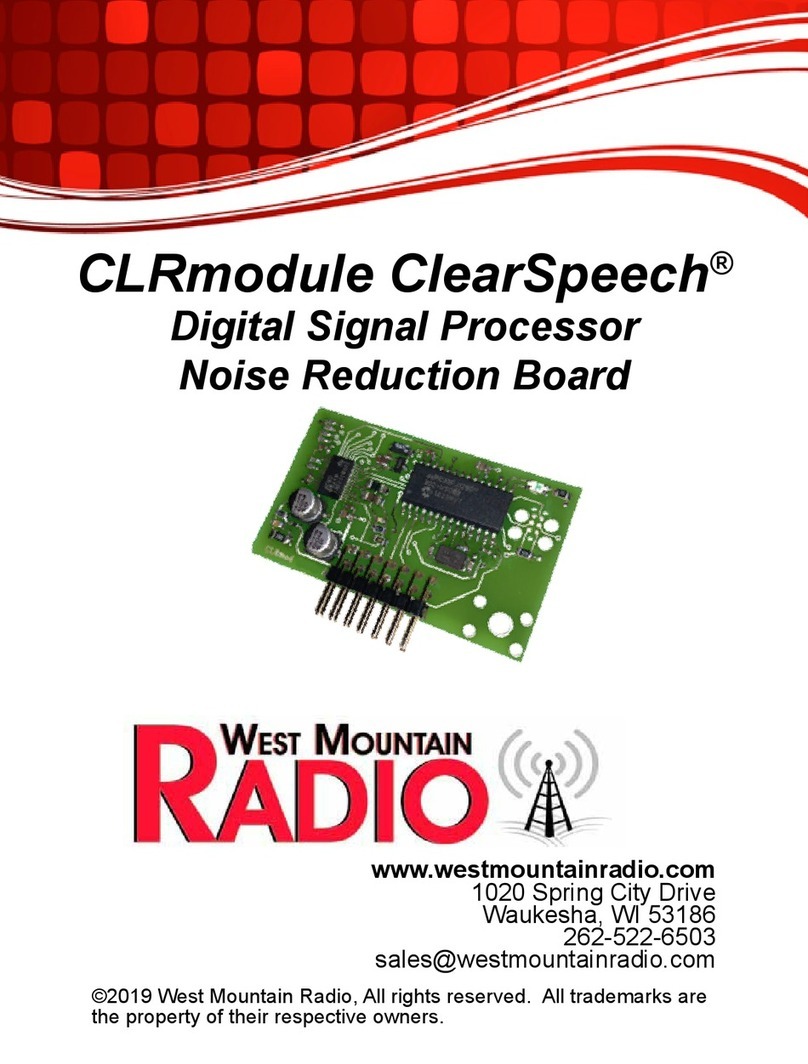West Mountain Radio CLRmodule ClearSpeech manual West Mountain Radio CLRmodule ClearSpeech manual