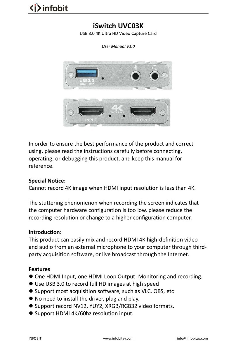 infobit iSwitch UVC03K user manual