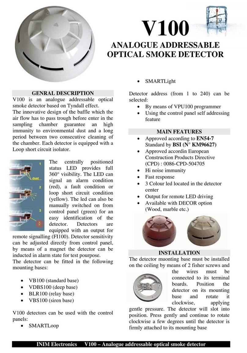INIM Electronics V100 quick start guide