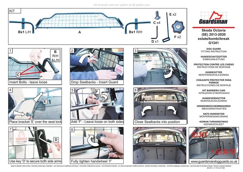 Guardsman G1341 Install guide