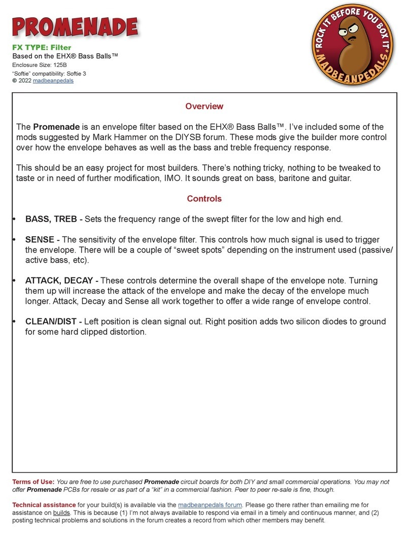 Mad Bean Pedals Promenade manual