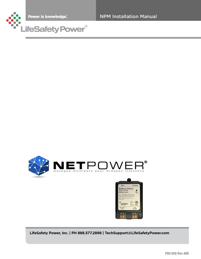 LifeSafety Power NETPOWER NPM115 User manual