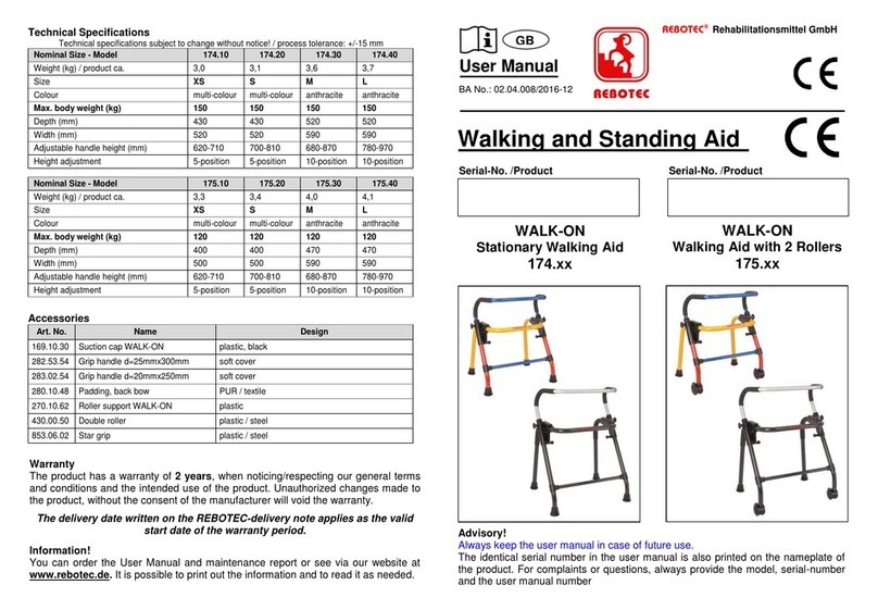 Rebotec 174.10 User manual
