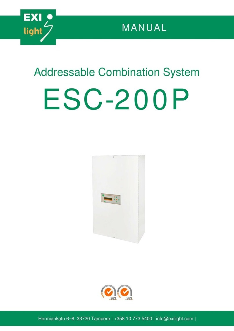 Exit Light ESC-200P manual