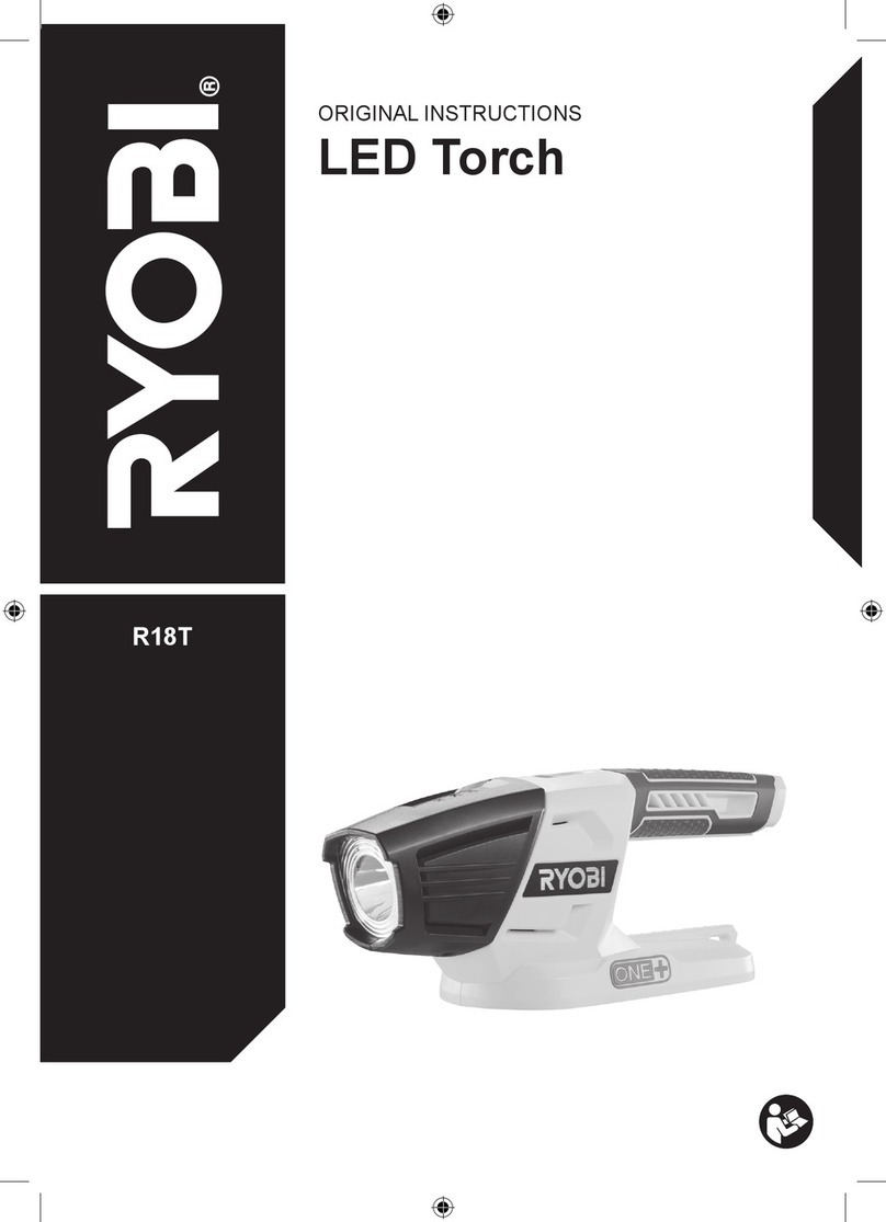Ryobi R18T User manual