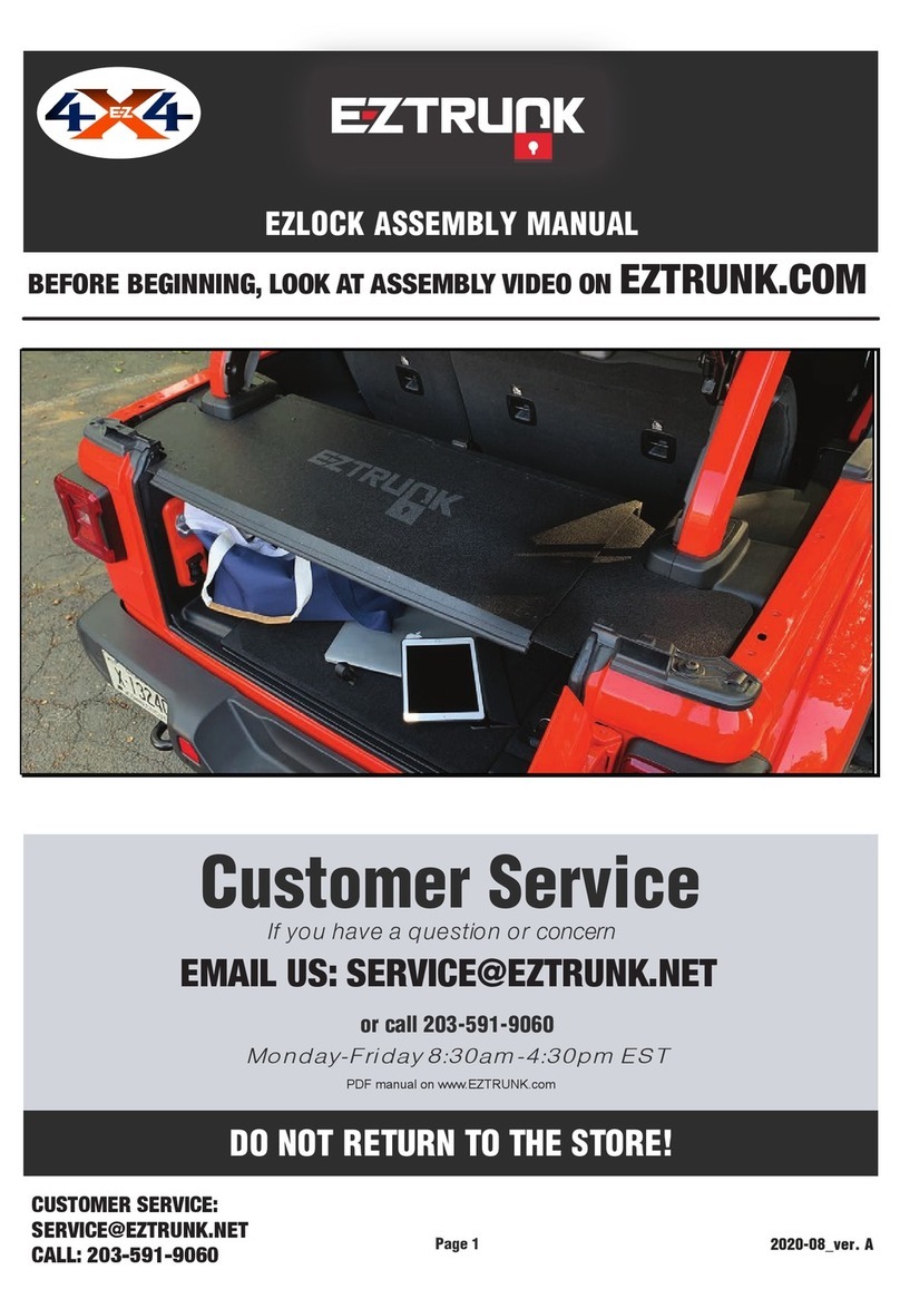 EZTRUNK EZLOCK installation instructions EZTRUNK EZLOCK installation instructions