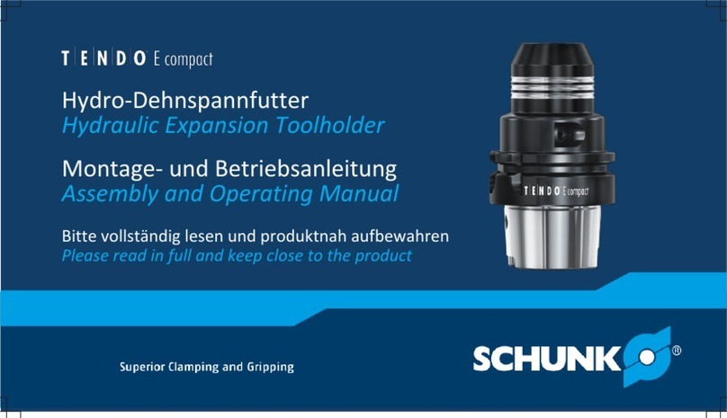 SCHUNK TENDO E compact HSK-A63 User instructions SCHUNK TENDO E compact HSK-A63 User instructions