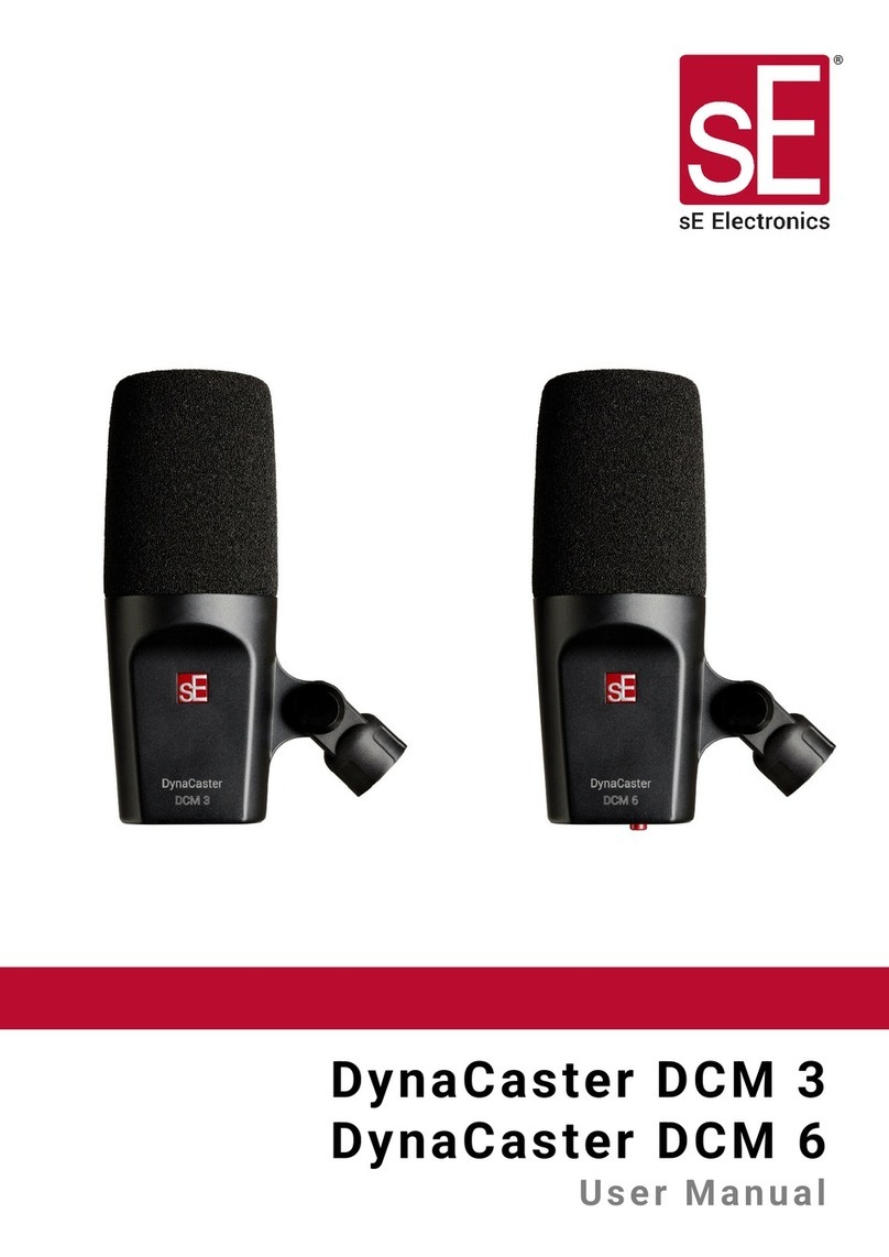 SE Electronics DynaCaster DCM 3 User manual