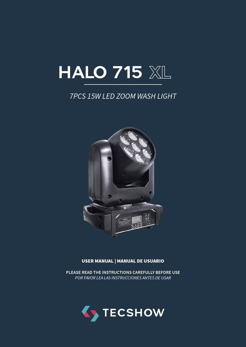 TECshow HALO 715 XL User manual