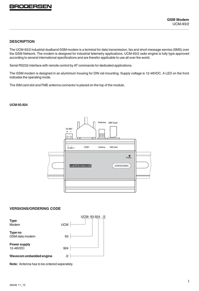 Brodersen UCM-93/2 quick start guide