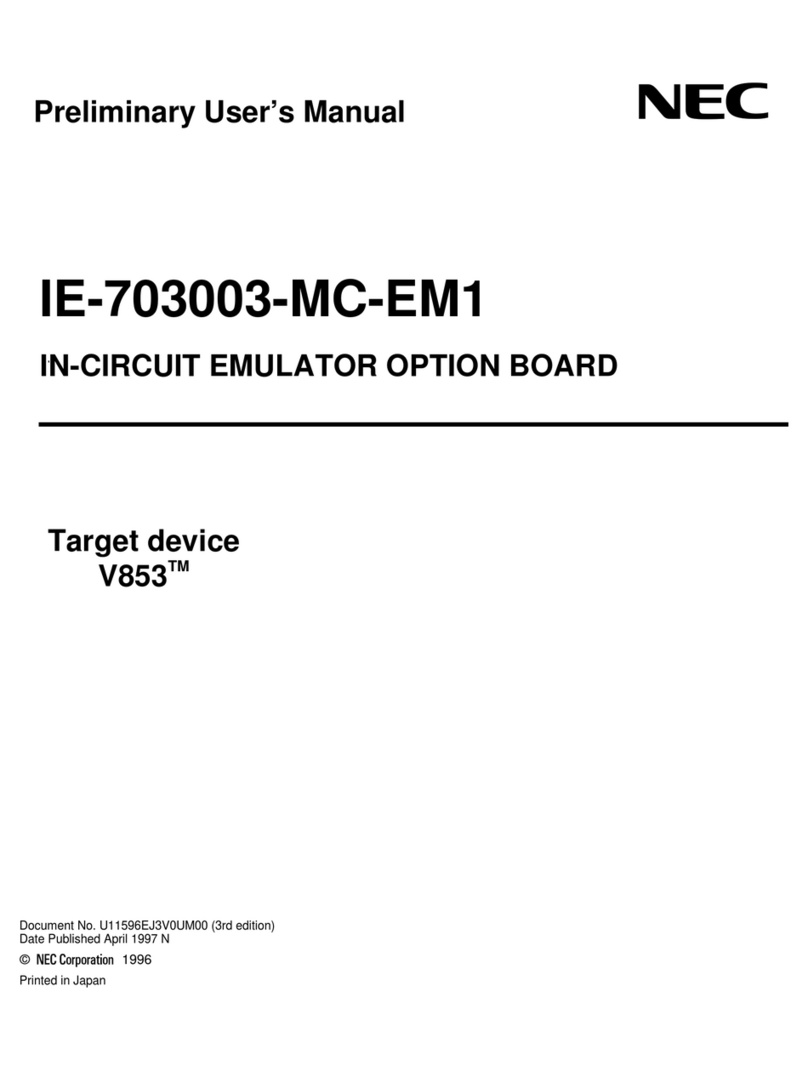 NEC IE-703003-MC-EM1 User manual