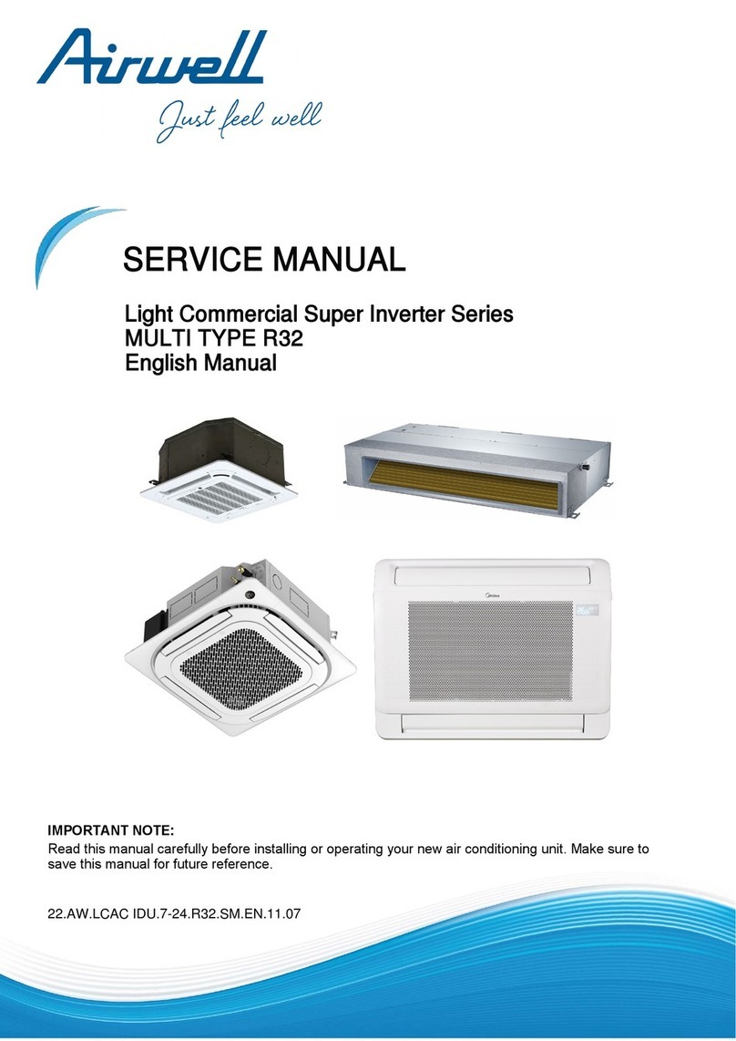 Airwell CDMX-022N-09M25 Service manual
