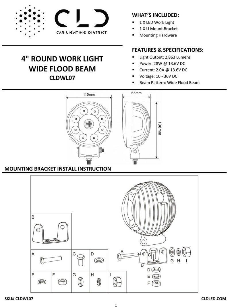 CLD CLDWL07 installation instructions