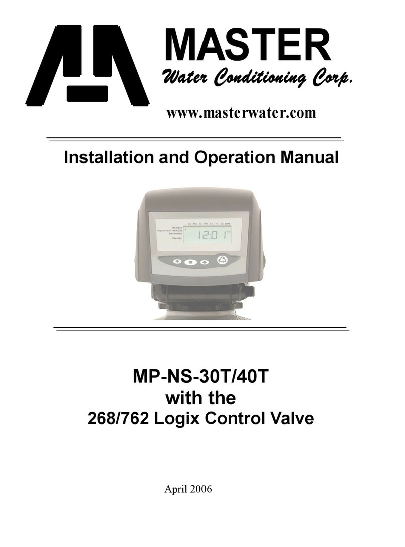 Master Water Conditioning MP-NS-30T User manual