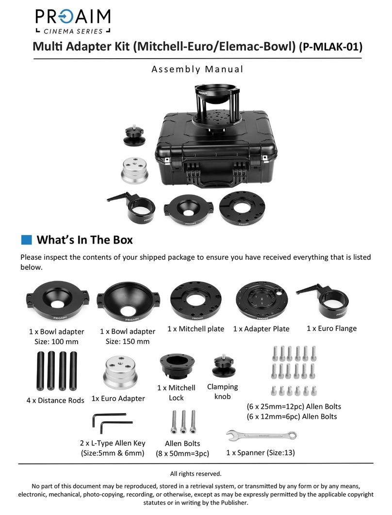 PROAIM Mitchell-Euro Assembly manual