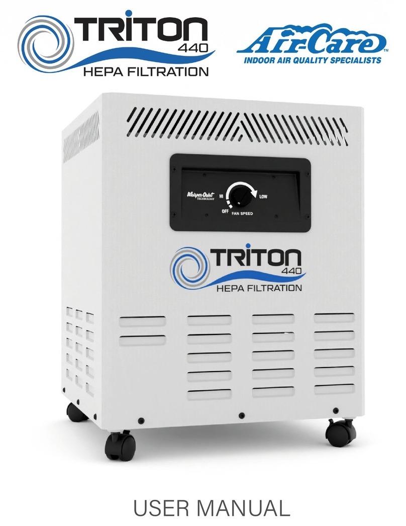 Aircare Triton 440 user manual