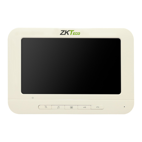 ZKTeco VE08A01 Installation instructions manual