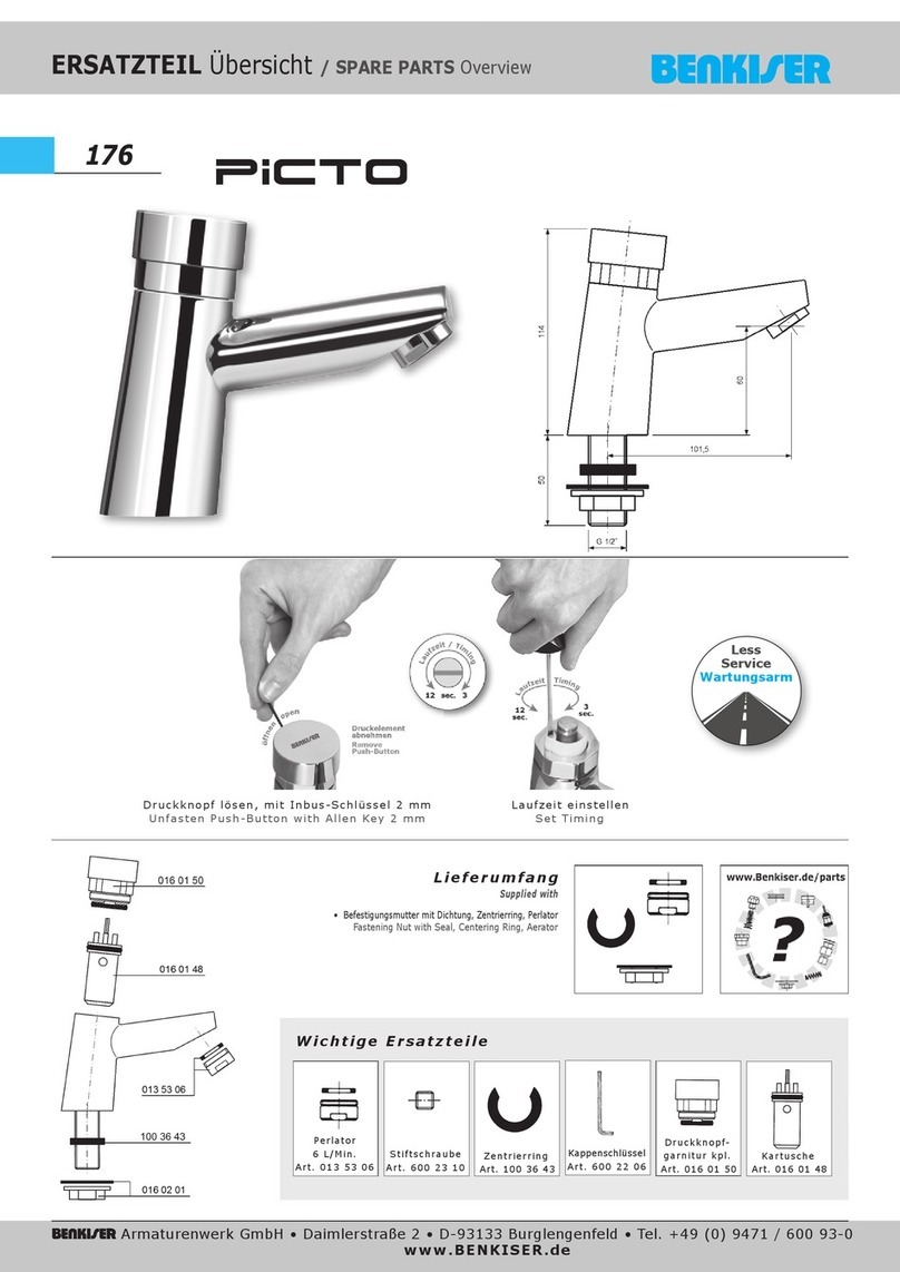 BENKISER PICTO 176 User manual