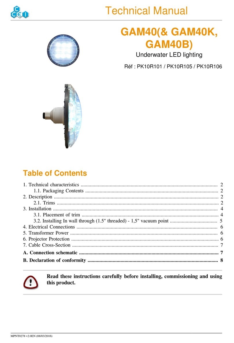 CEI GAM40 Technical manual