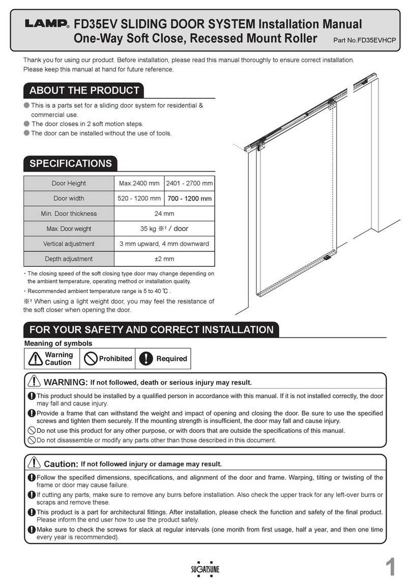 Lamp FD35EV installation manual
