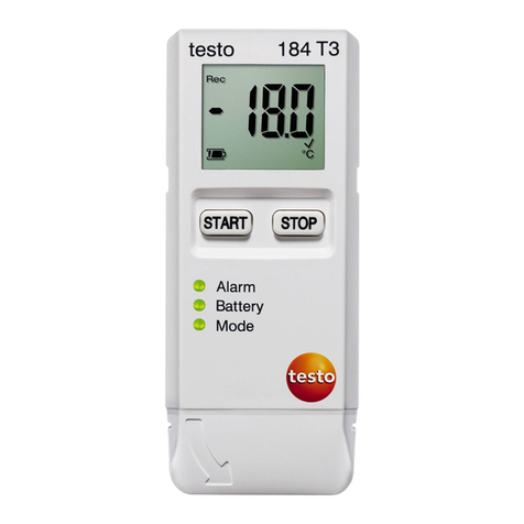 TESTO 184 User manual TESTO 184 User manual